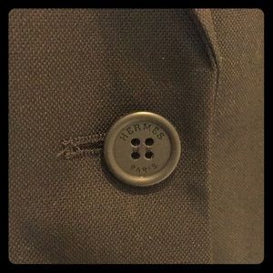 HERMÈS BLAZER SET 2 PIECE BLACK SIZE 44